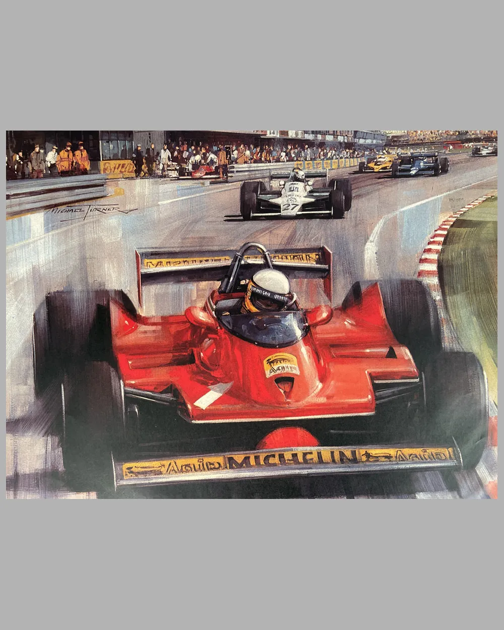 1980 Grand Prix of San Marino at Autodromo Dino Ferrari - Imola official poster by Michael Turner