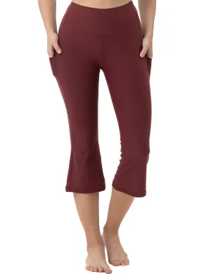 20" Side Pocket Wide Leg Capris_Pilates