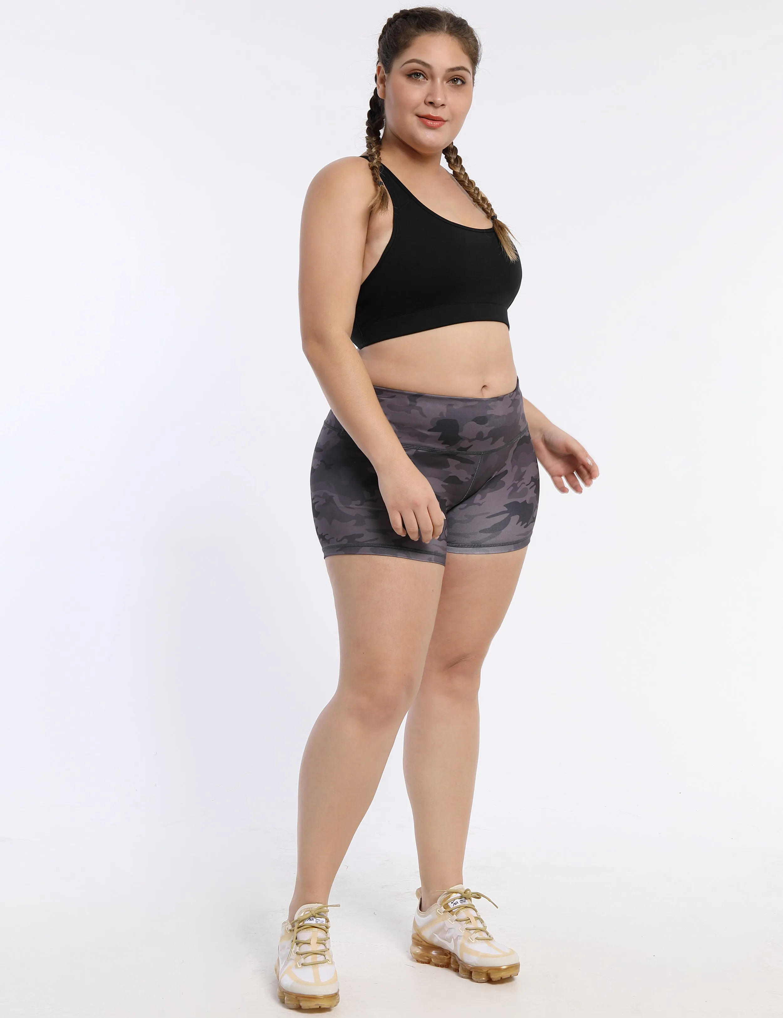 2.5" Printed Pilates Shorts  BlackCamo_Pilates