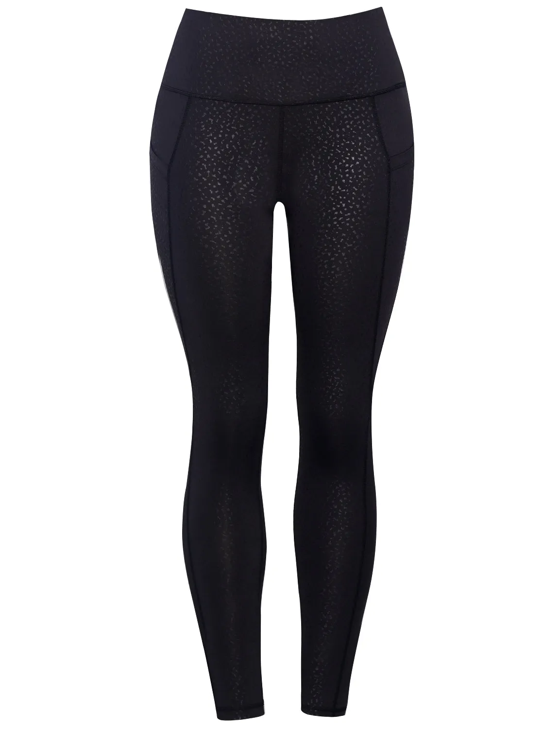 26" inseam 3D Printed Pilates Pants LEOPARD_Pilates