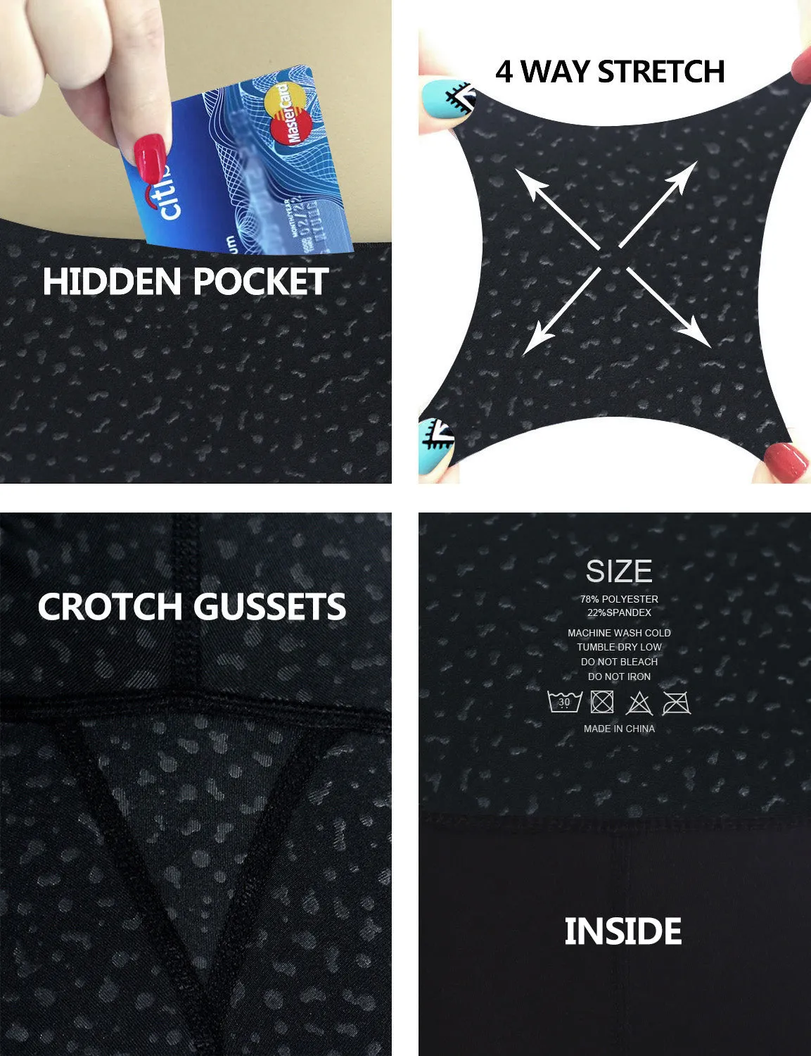 26" inseam 3D Printed Pilates Pants LEOPARD_Pilates