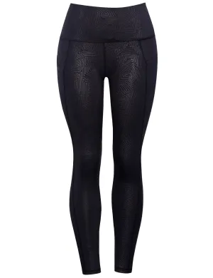 26" inseam 3D Printed Pilates Pants MAZE_Pilates