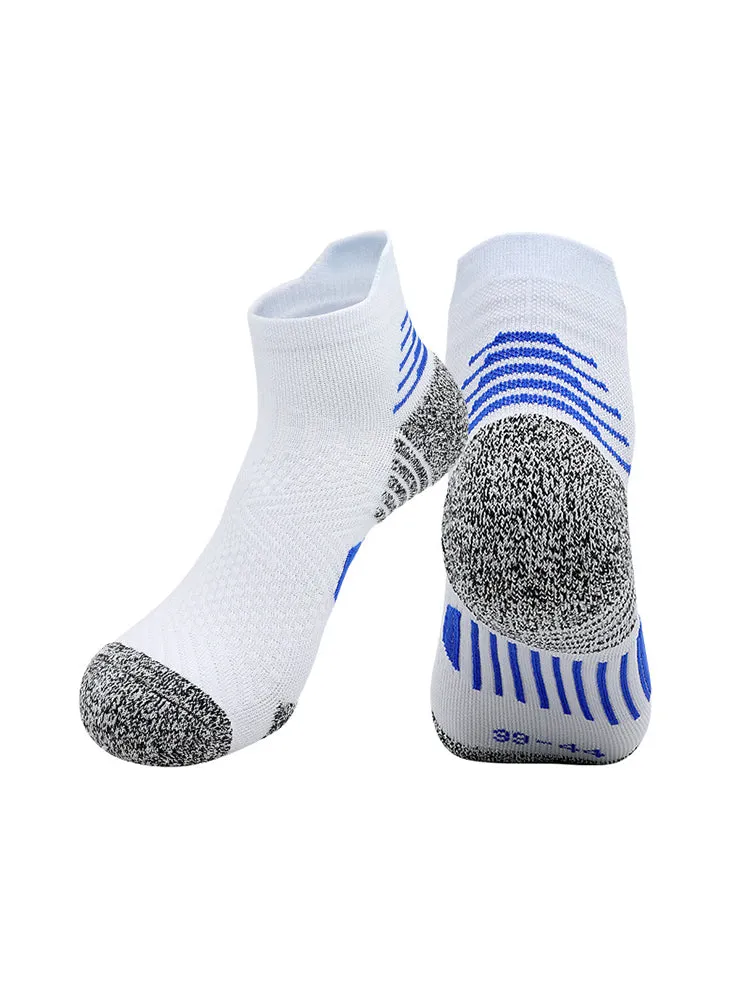 4 Pairs of Breathable and Quick-drying Professional Running Short Sports Socks