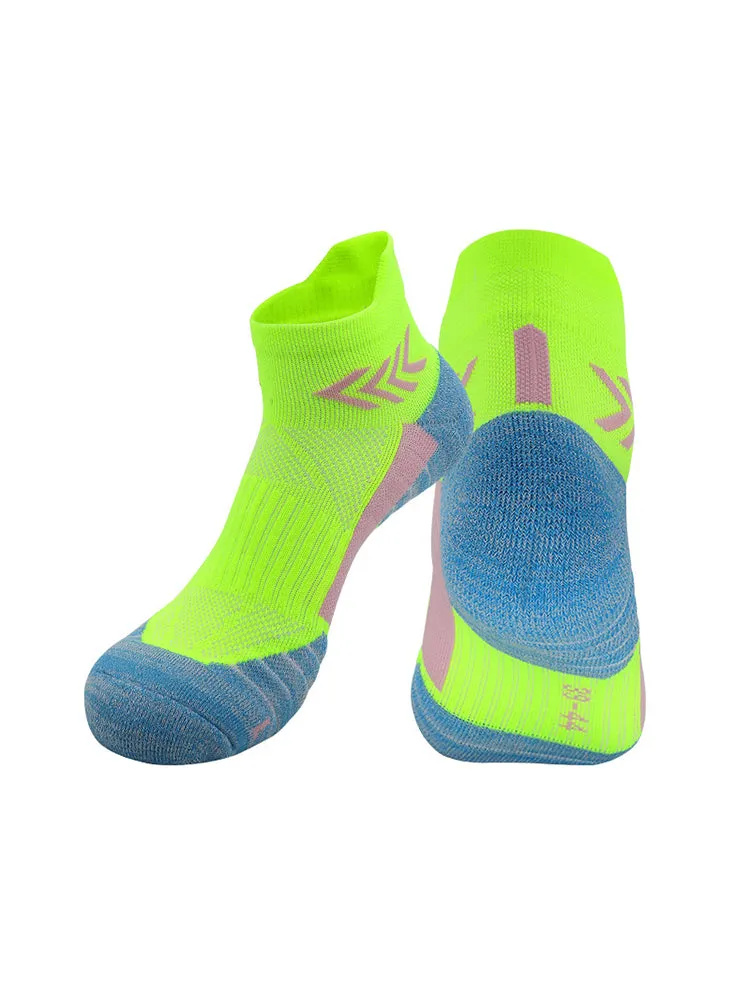 4 Pairs of Breathable and Quick-drying Professional Running Short Sports Socks
