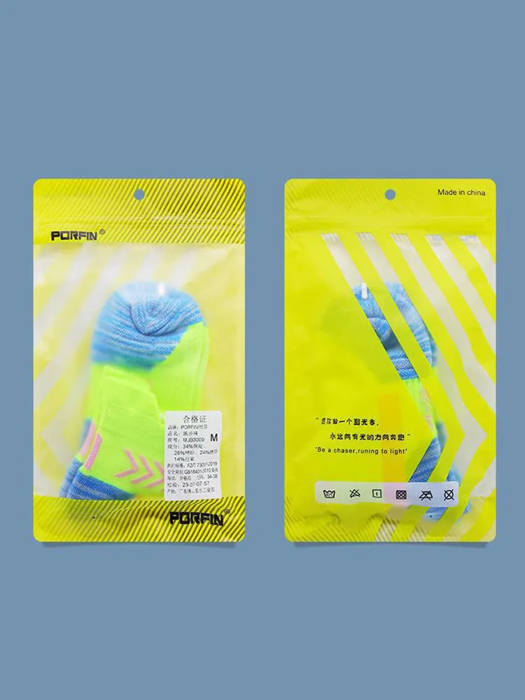 4 Pairs of Breathable and Quick-drying Professional Running Short Sports Socks