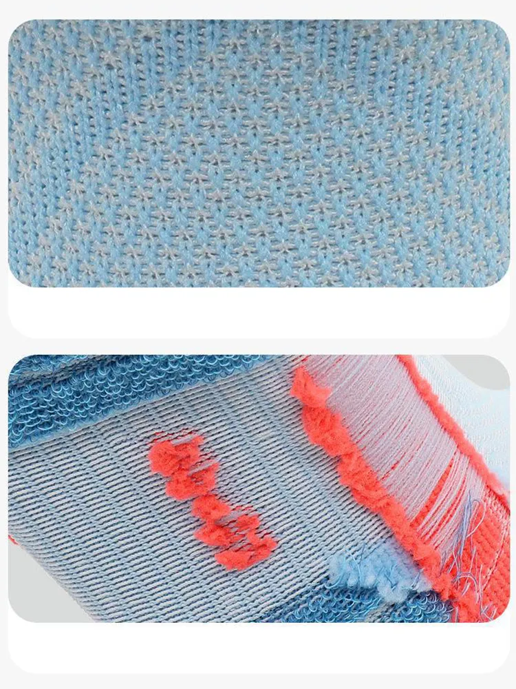4 Pairs of Breathable and Quick-drying Professional Running Short Sports Socks