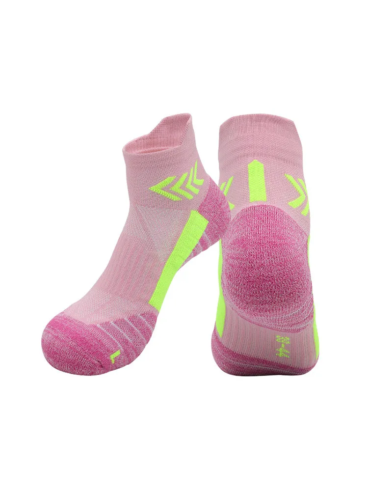 4 Pairs of Breathable and Quick-drying Professional Running Short Sports Socks