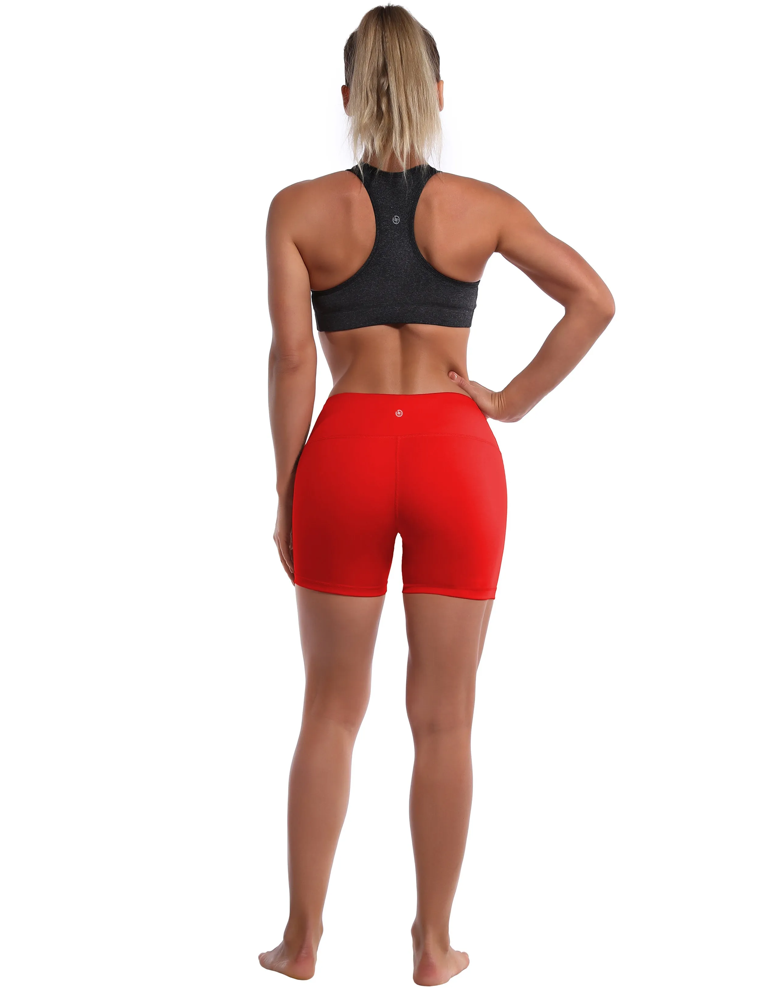 4" Pilates Shorts scarlet_Pilates