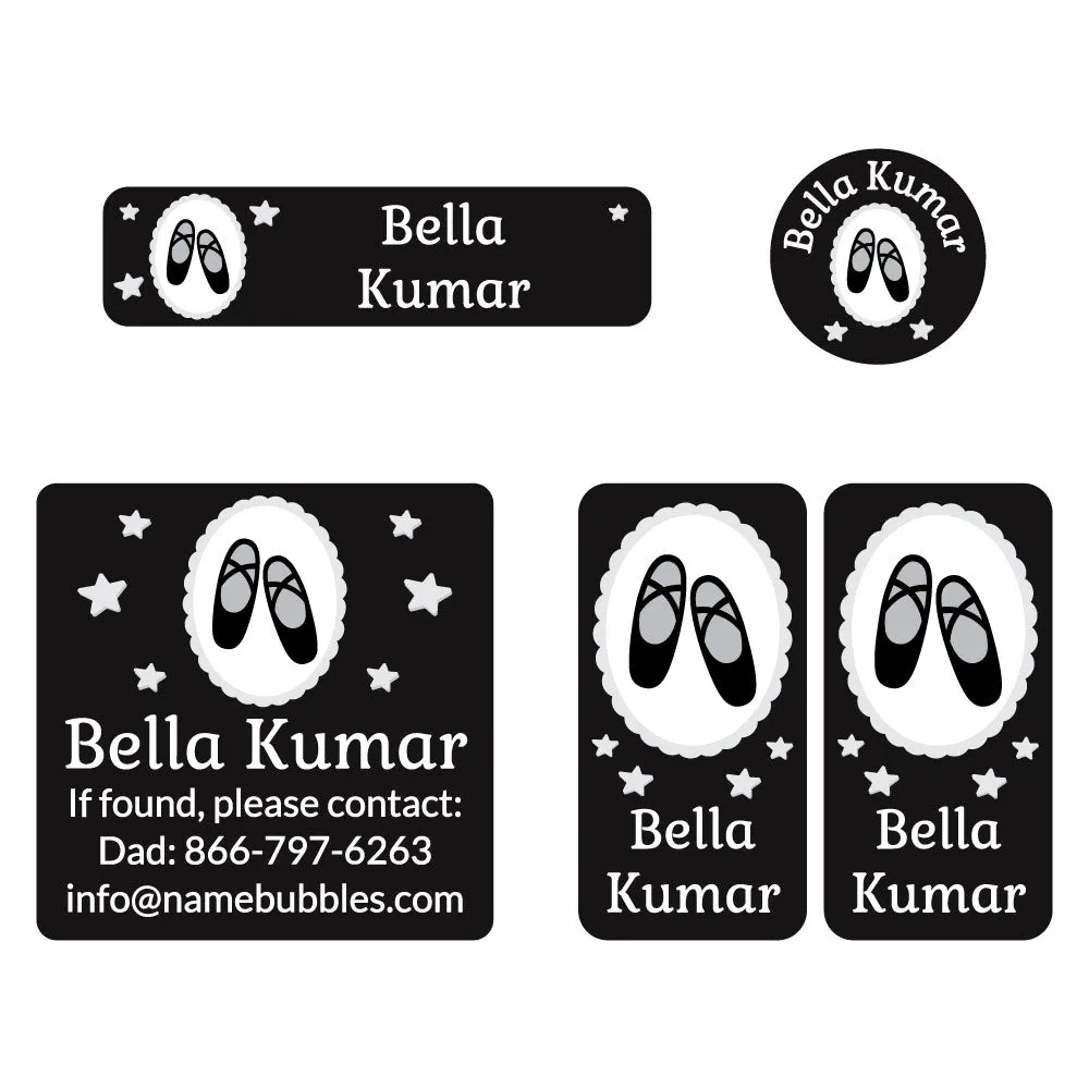 Ballet Sports Labels Pack