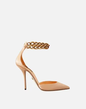 Chain-Embellished Pumps