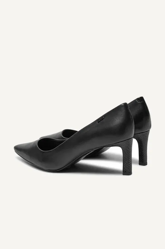 CHARLIE MID HEELED POINTED PUMP