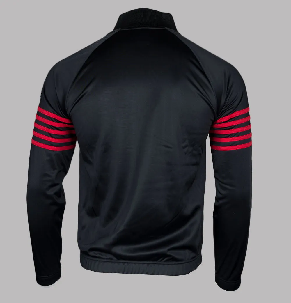 Fila Vintage Vann 5 Stripe Track Jacket Black