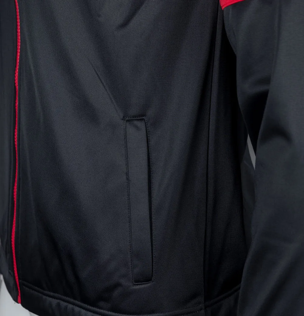 Fila Vintage Vann 5 Stripe Track Jacket Black