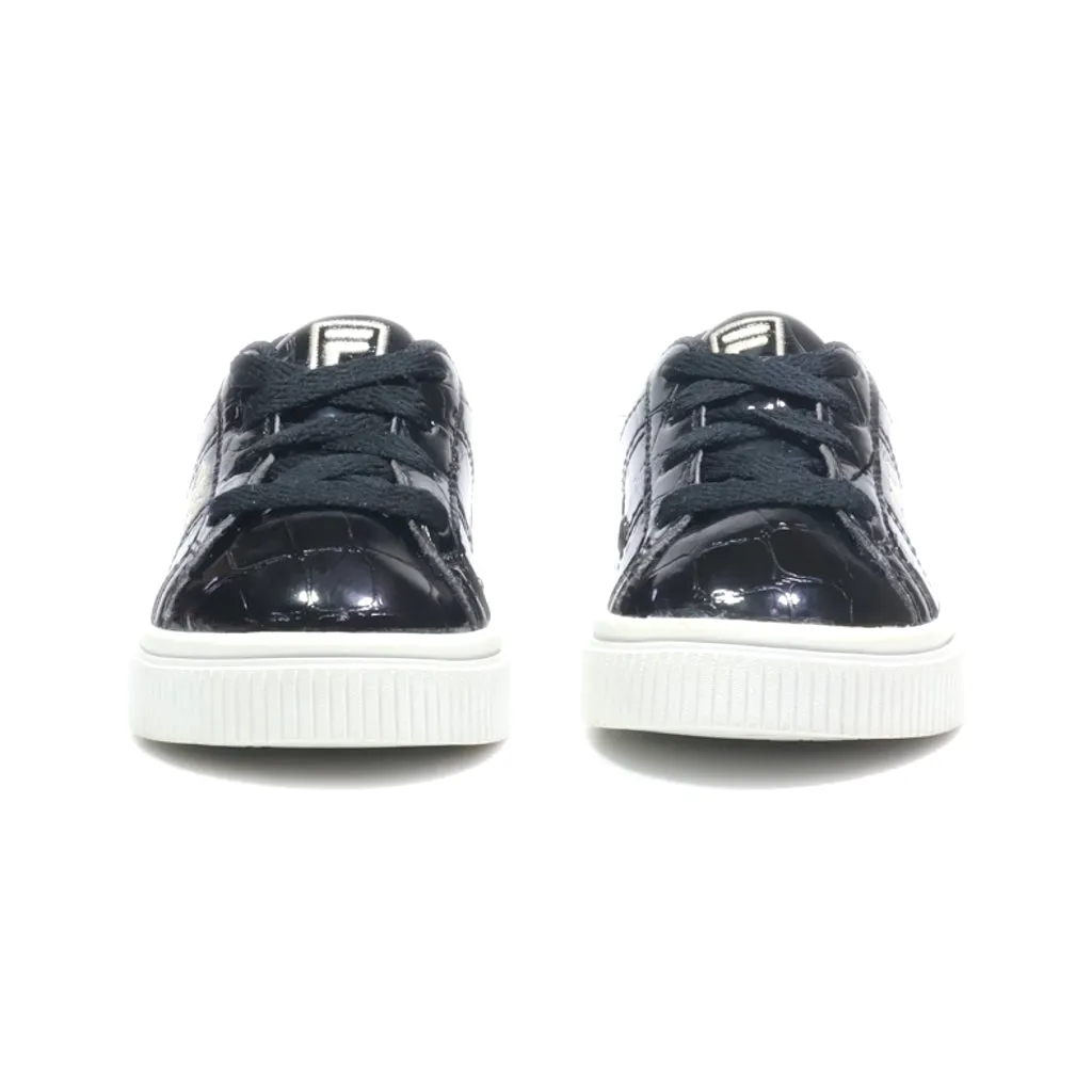 Fila Walkers Leather Black Colour For Kids