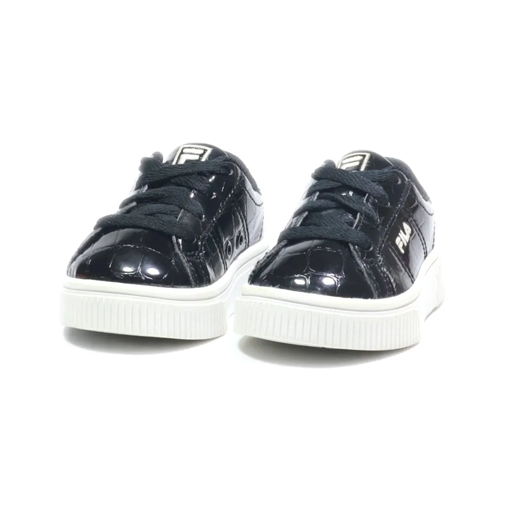 Fila Walkers Leather Black Colour For Kids