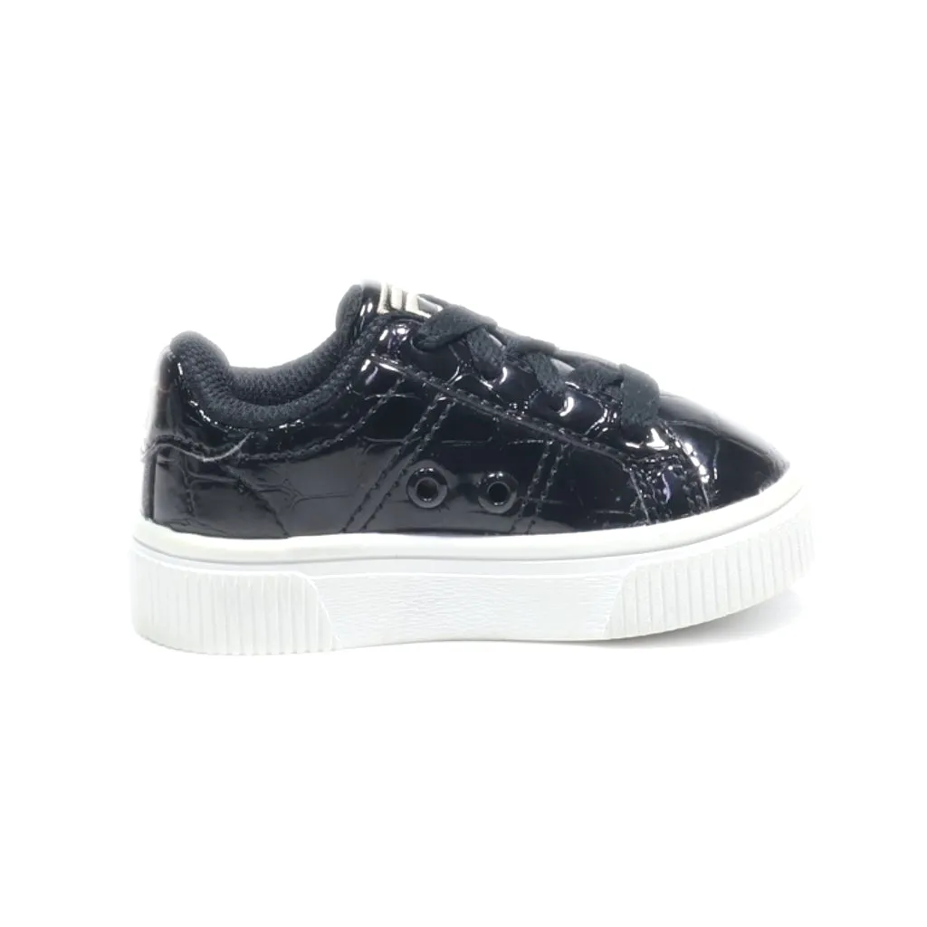 Fila Walkers Leather Black Colour For Kids