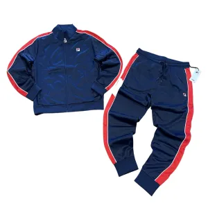 Fila WICKS TRACK SUIT   / Men’s - PEAC/CRED/WHT