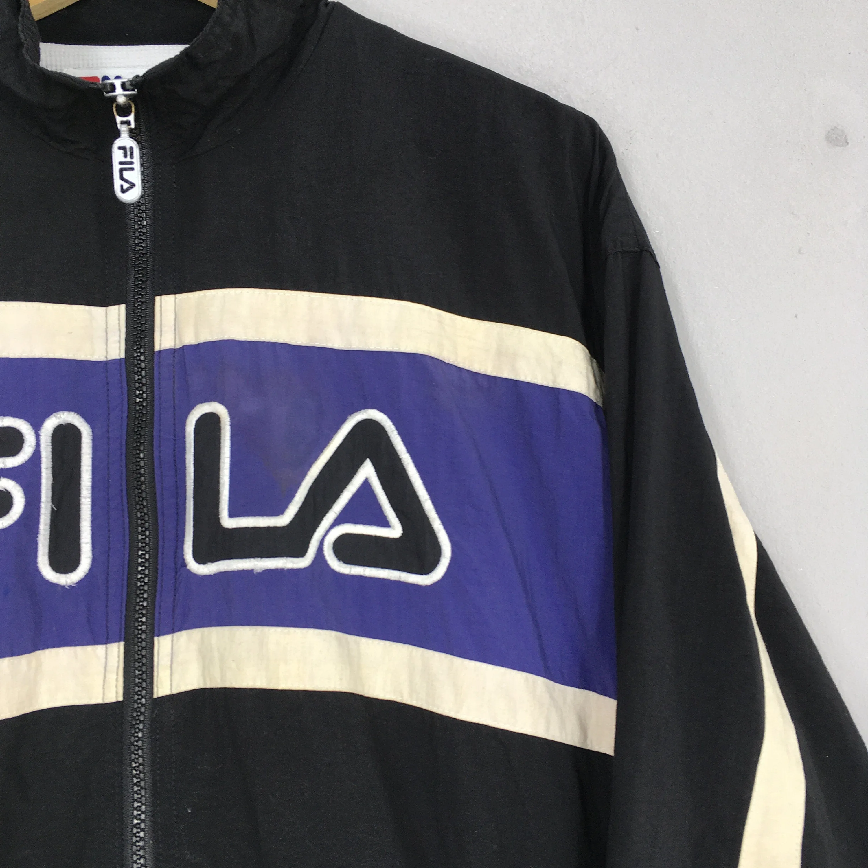 Fila Windbreaker Jacket Mens Medium