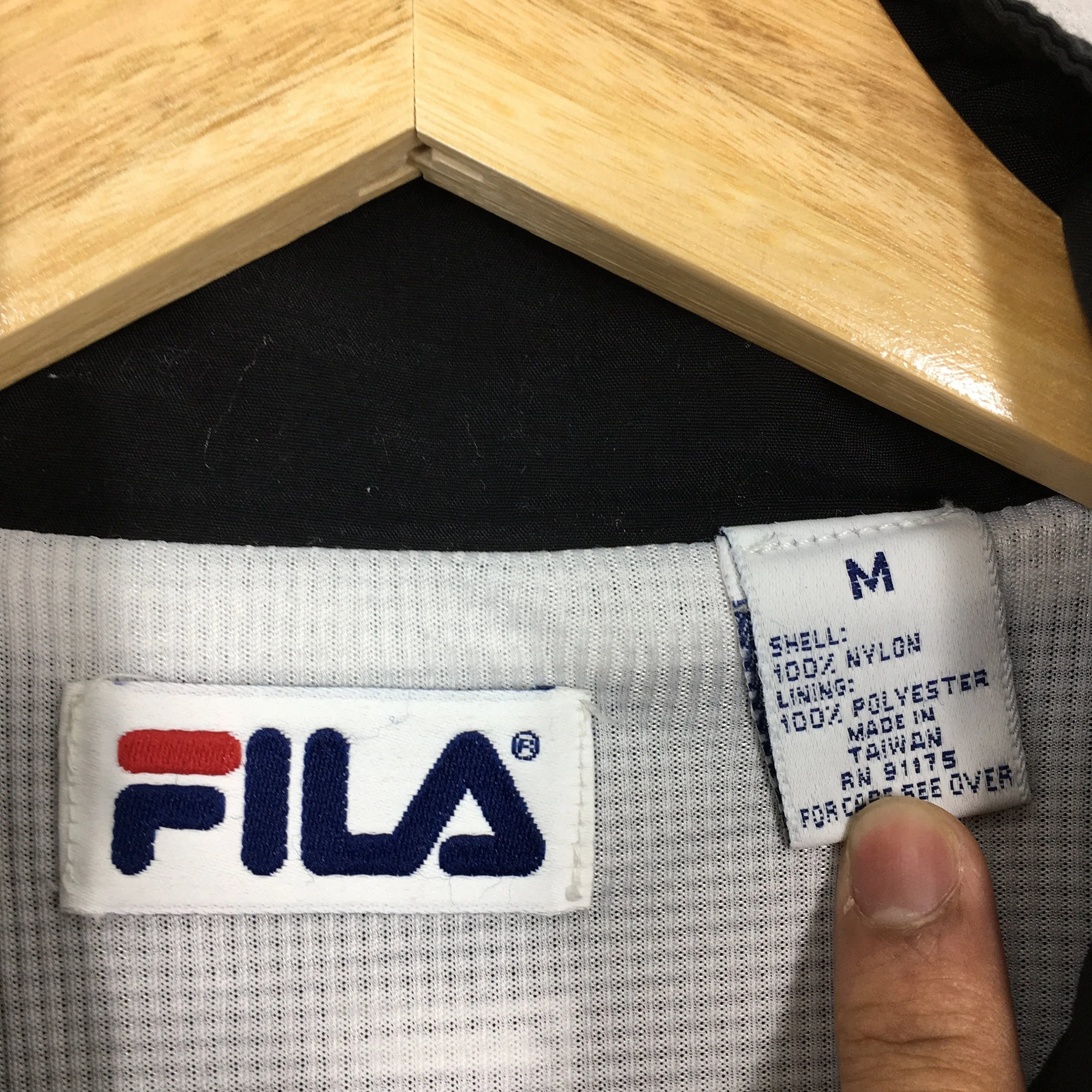 Fila Windbreaker Jacket Mens Medium