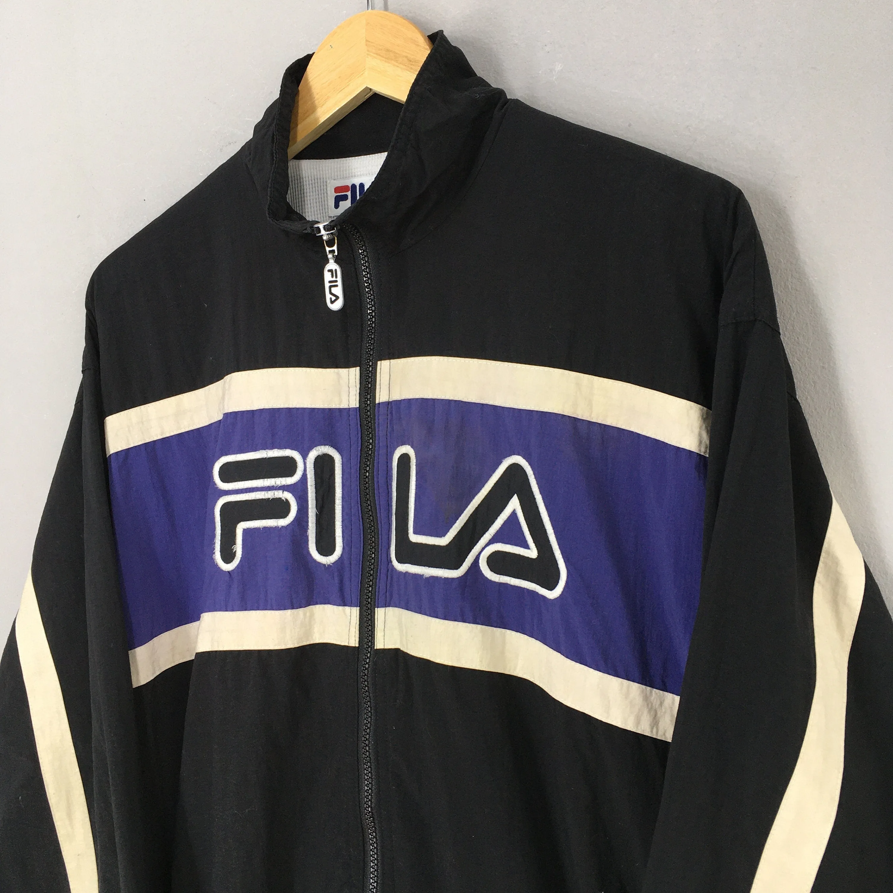 Fila Windbreaker Jacket Mens Medium