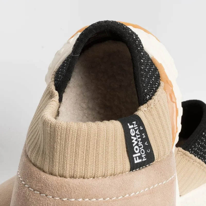 FLOWER MOUNTAIN - Sneakers Camp Uni - Shearling Beige