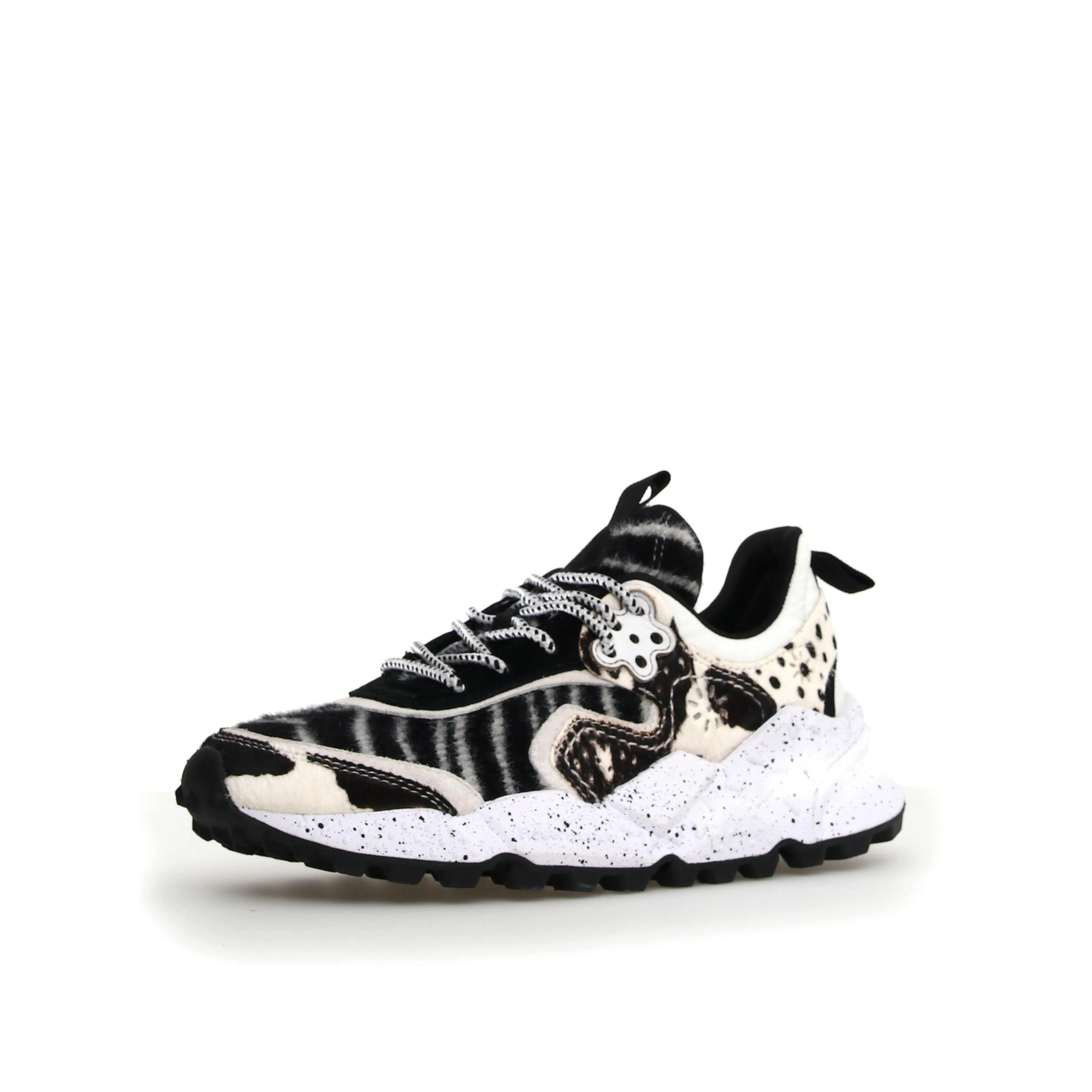 FLOWER MOUNTAIN | SNEAKERS MUJER | KOTETSU WHITE-BLACK | BLANCO