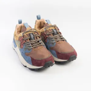 FLOWER MOUNTAIN - Sneakers Yamano 3- 3D65 - Dark Brown Bordeaux