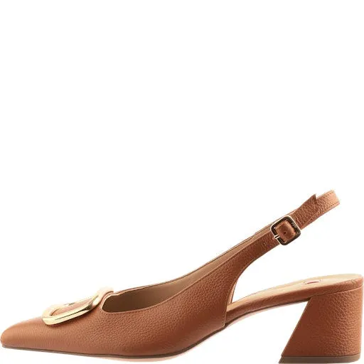 Hogl Cognac Sling Back Pump|910462326
