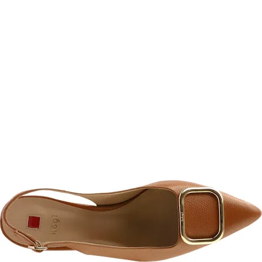 Hogl Cognac Sling Back Pump|910462326
