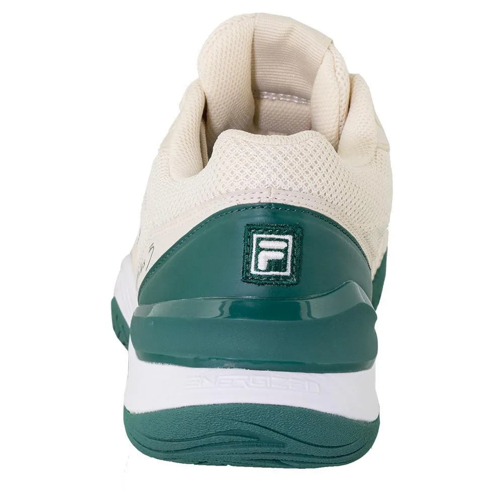 Men's Axilus 3 Tennis Shoes Whitecap and Malachite Green