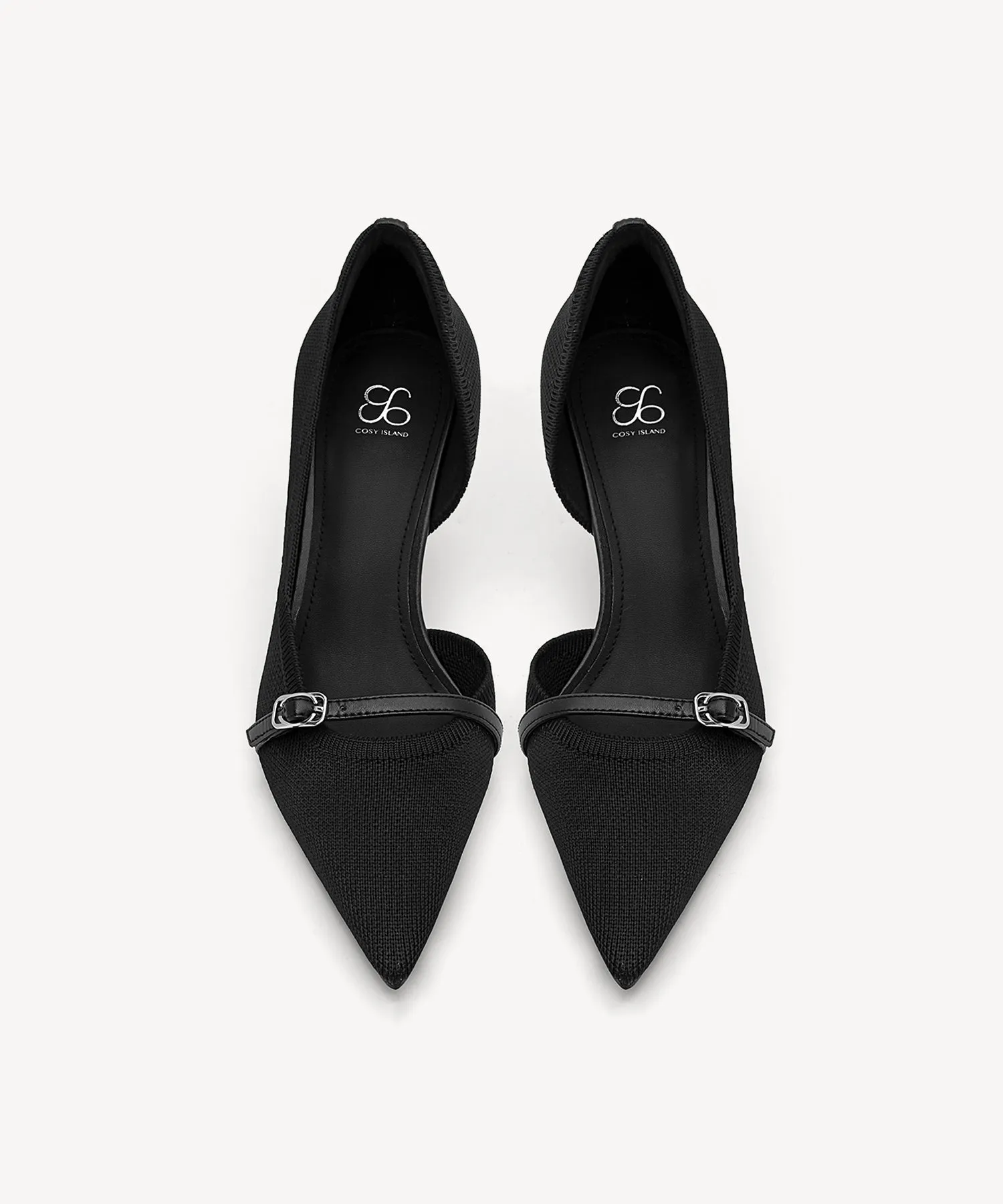 Minimalist Refined Pointed Toe Heeled Pumps
