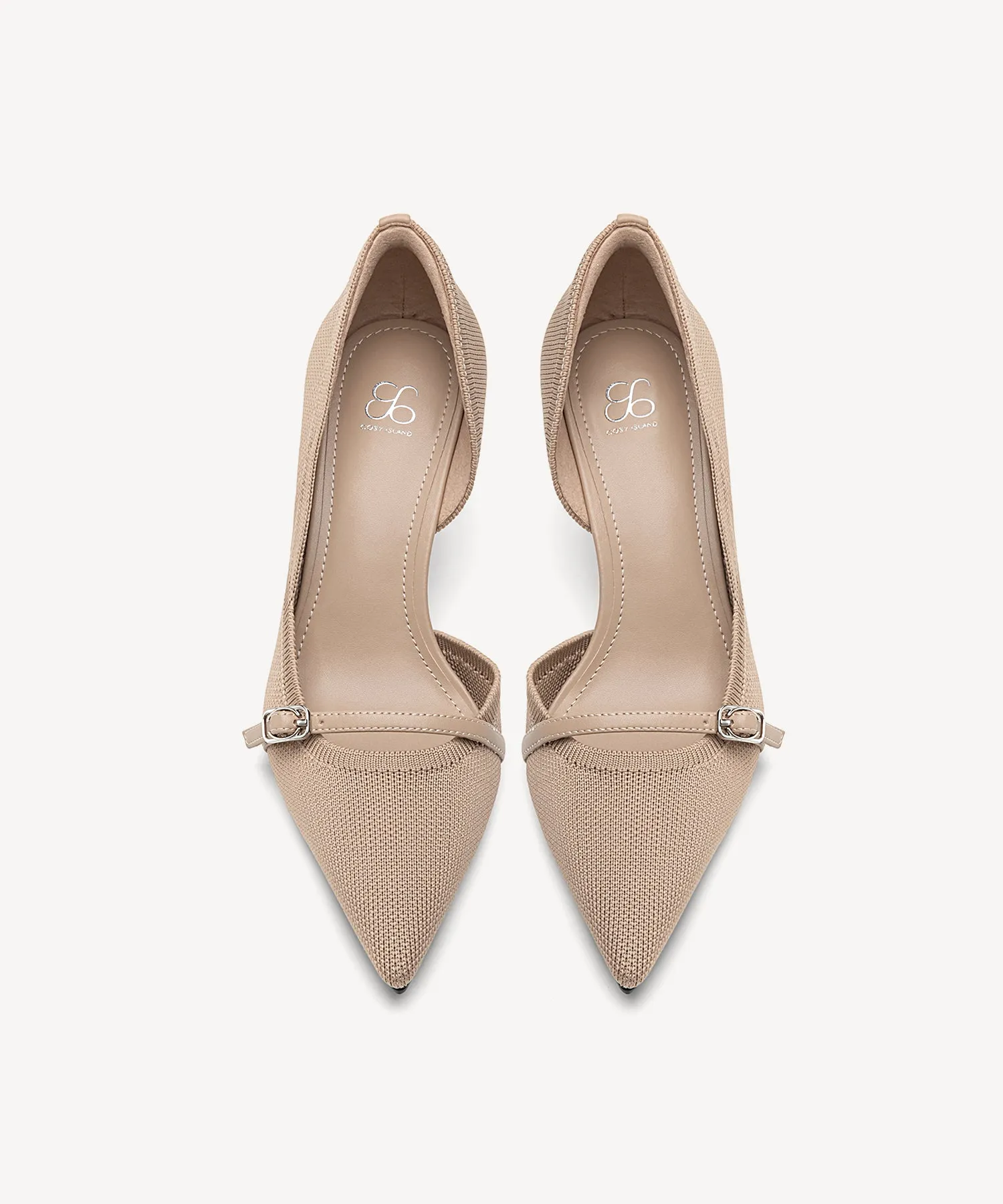 Minimalist Refined Pointed Toe Heeled Pumps