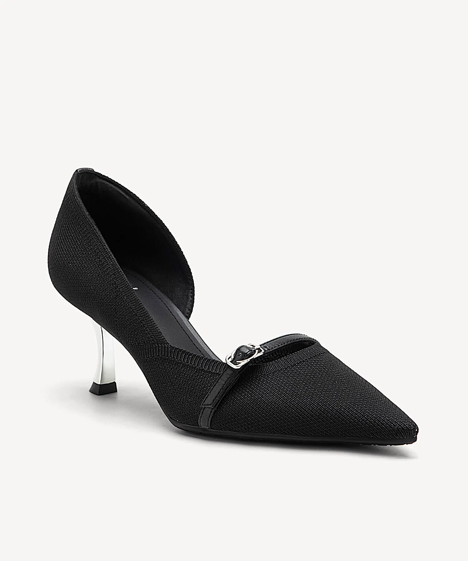 Minimalist Refined Pointed Toe Heeled Pumps