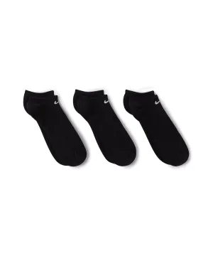 Nike everyday cushioned no show socks (3 pairs) | Black
