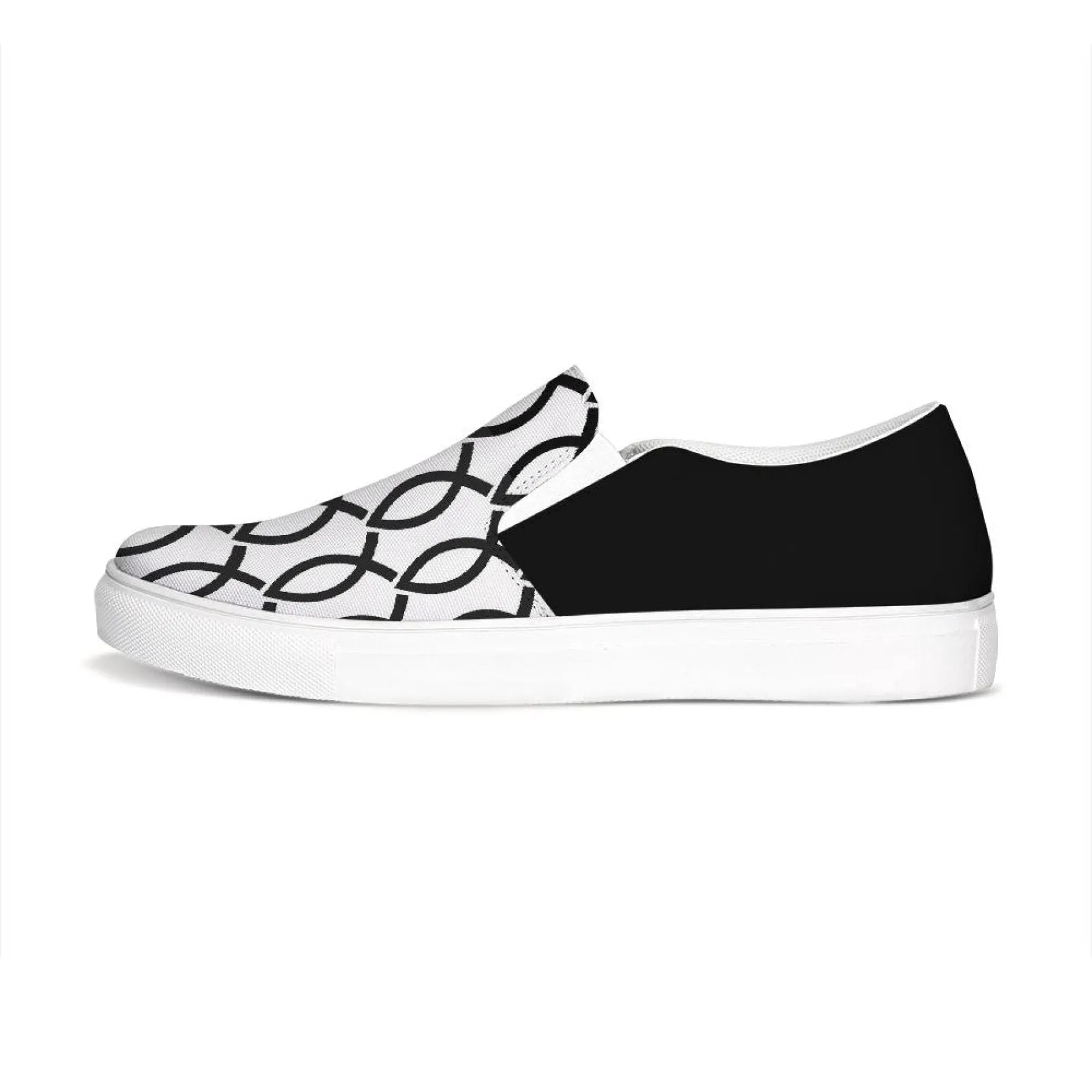 Women's Athletic Sneakers, Low Top Slip-On Canvas Shoes - Ichthys